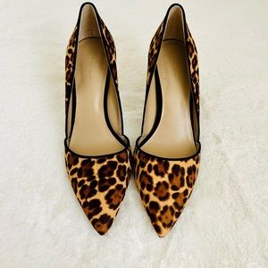 Ann Taylor leopard  print, cowhide heels, 👠 leather. Ready for fall fashion.